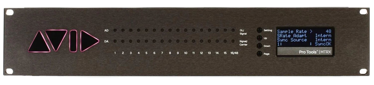 

Avid MTRX — аналоговый интерфейс 8x8 с Dante