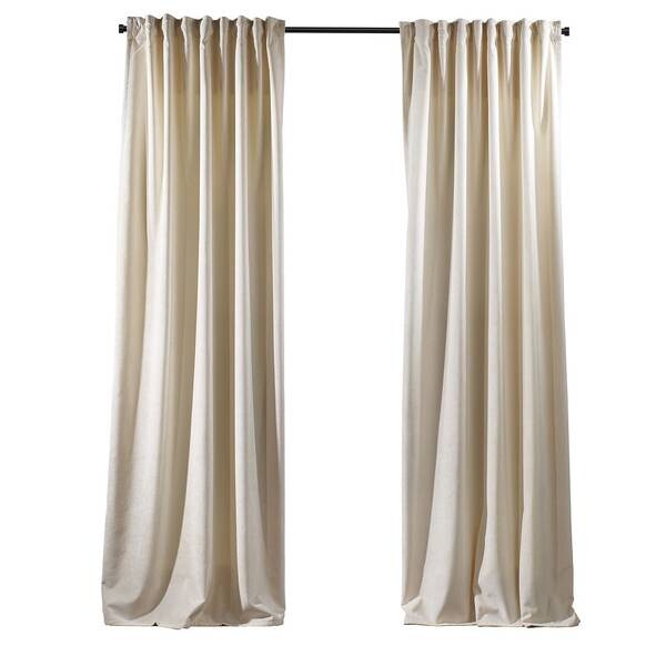 

Бархатная штора Puude Home Design 140245, 25x1x140 см цвет glas weiß