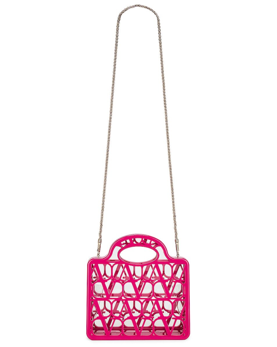 

Сумка кросс-боди Valentino Garavani Mini Le Troisieme Tote, розовый