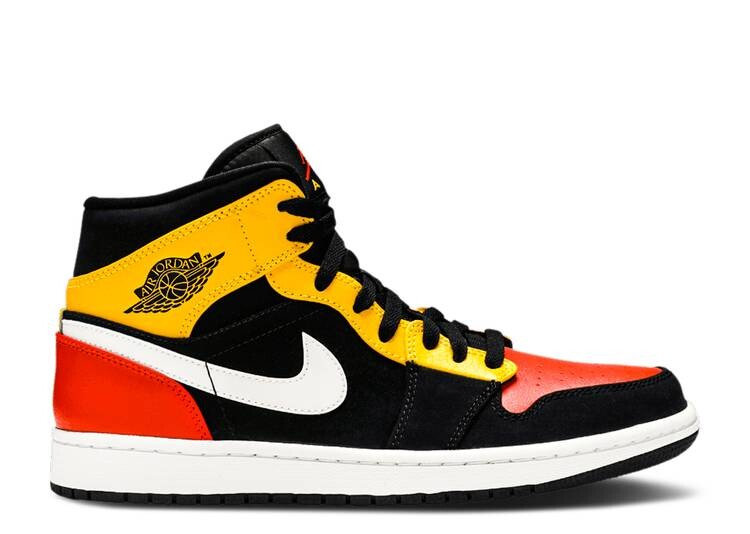 

Кроссовки AIR JORDAN 1 MID SE 'AMARILLO', черный