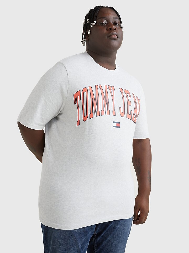 

Футболка с логотипом Big And Tall Collegiate Tommy Jeans