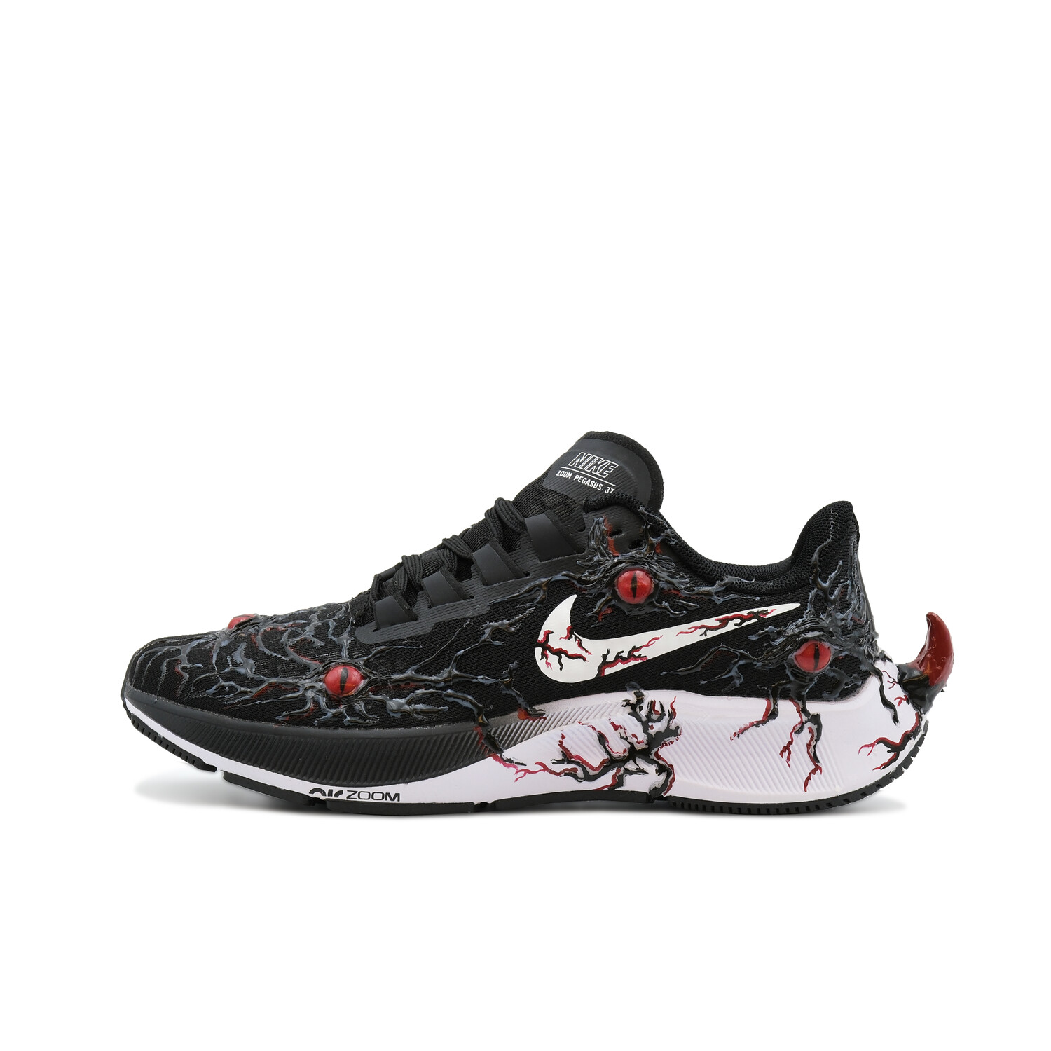 

Кроссовки Pegasus 37 унисекс с низким верхом, черные/красные Nike