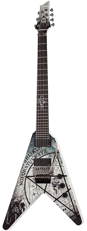 

Электрогитара Schecter Randy Weitzel V-7 FR Satin White