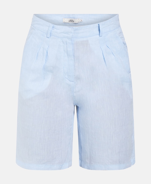 Льняные брюки чинос 0039 Italy, светло-синий ITALY