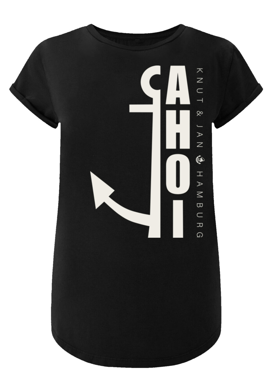

Футболка F4NT4STIC Ahoi Anker Crop Knut & Jan Hamburg, черный