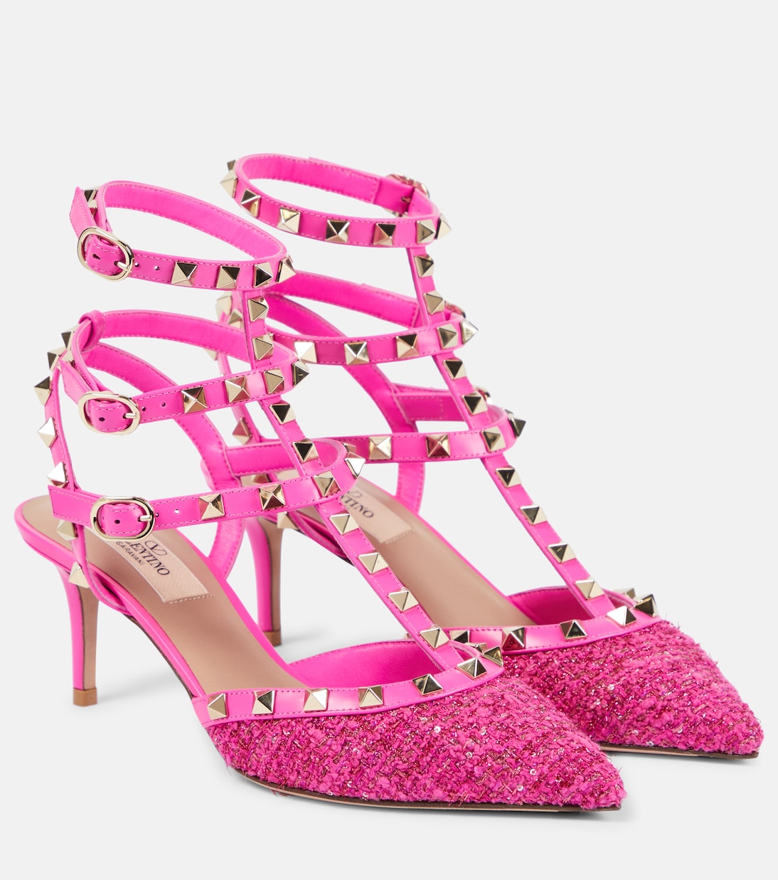 

Туфли rockstud 65 букле Valentino Garavani, розовый