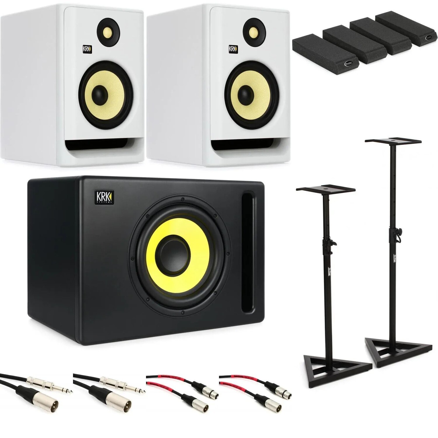 

KRK ROKIT 7 G4 Белый шум 7-дюймовый активный студийный монитор (пара) Студийный комплект