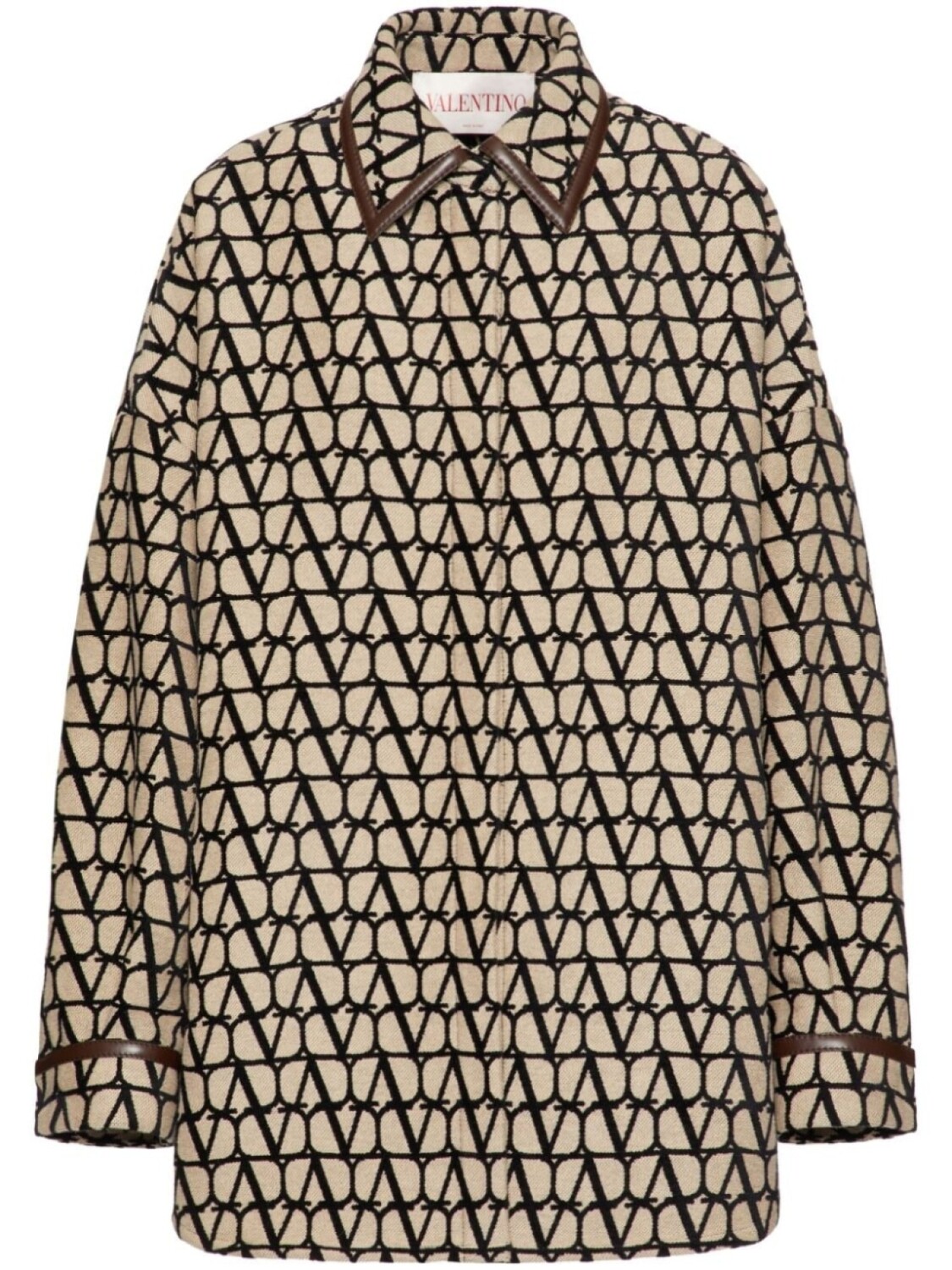 

Valentino Garavani куртка-рубашка Toile Iconographe Light, нейтральный цвет