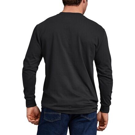 

Тяжелая футболка с длинными рукавами и карманами мужская Dickies, черный