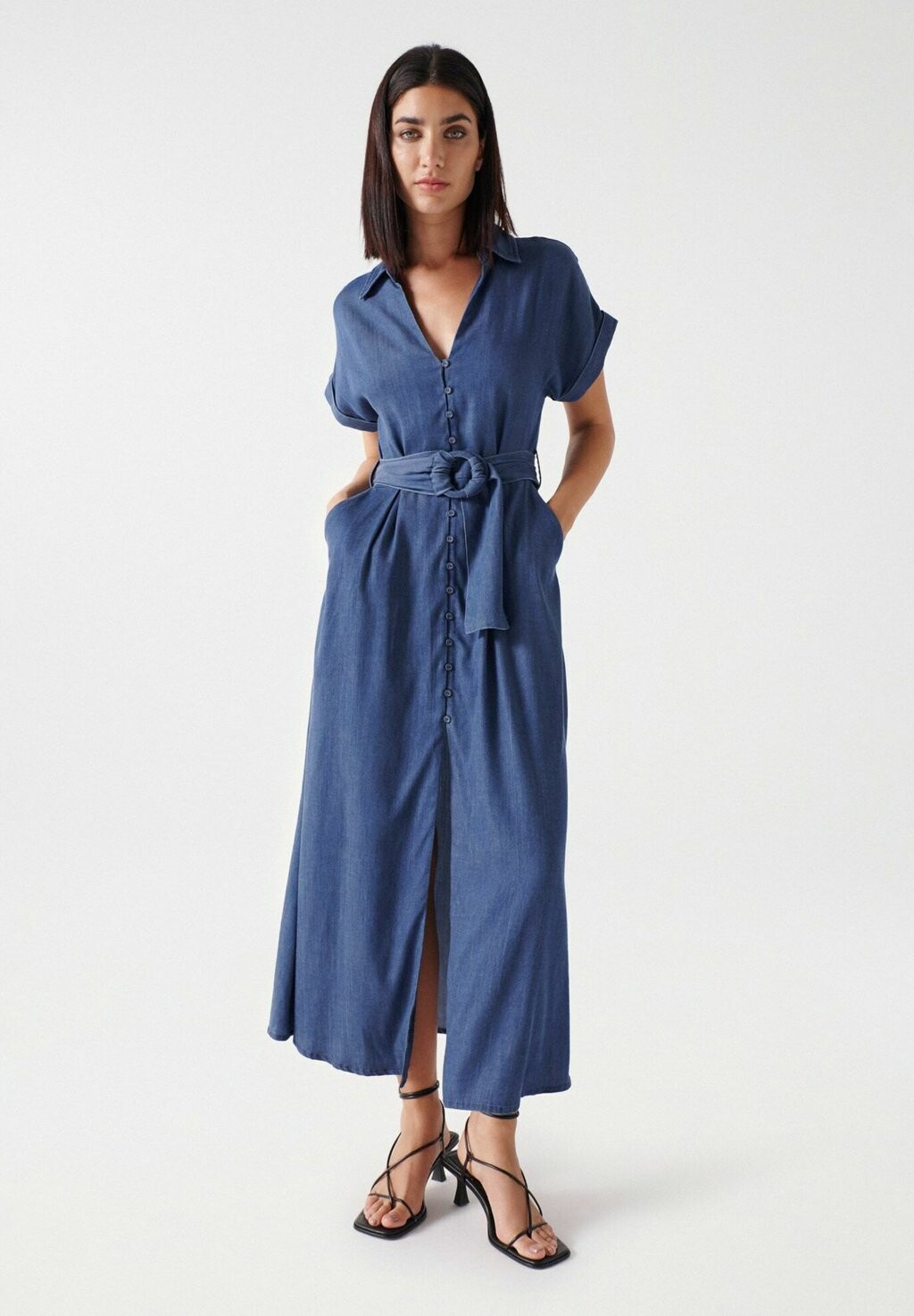 

Длинное платье Salsa Jeans, синий