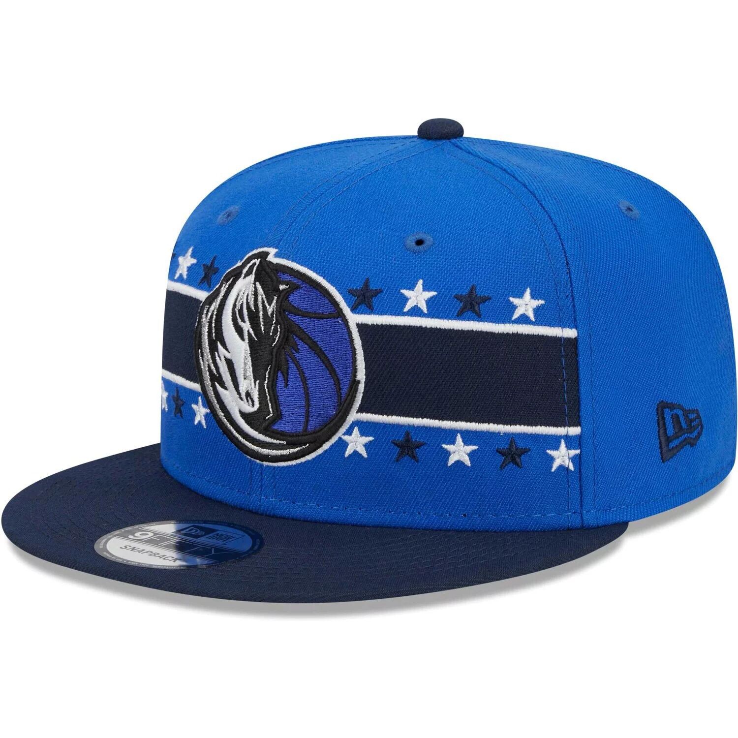 

Мужская кепка New Era Blue Dallas Mavericks со звездами 9FIFTY Snapback