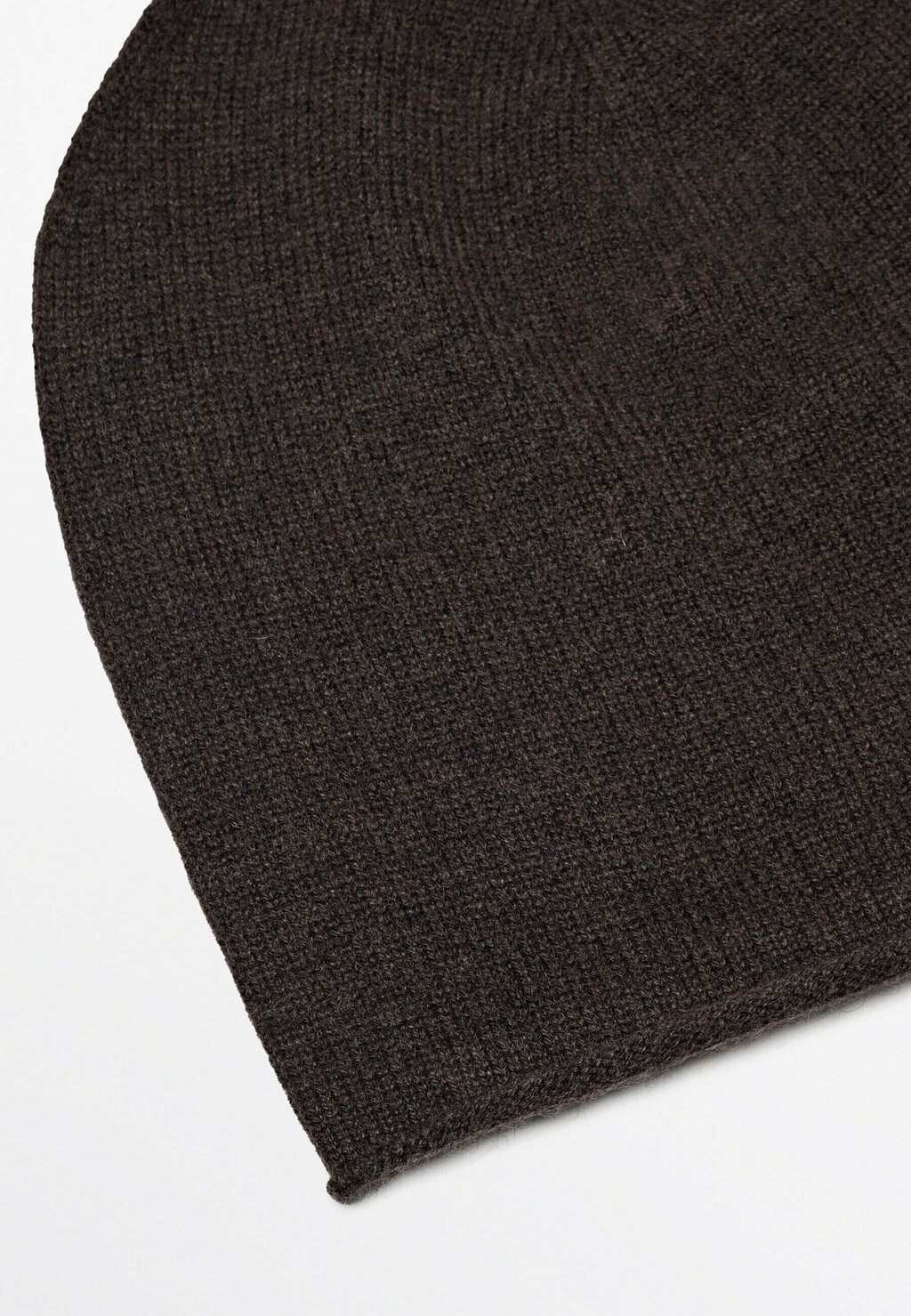 

Шапка FINE Massimo Dutti, темно-коричневый