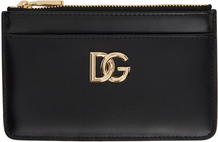 

Черная визитница с логотипом "DG" Dolce&Gabbana, цвет Nero