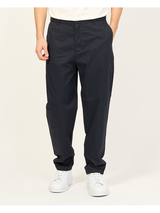 

Брюки из ткани regular fit Armani Exchange, синий