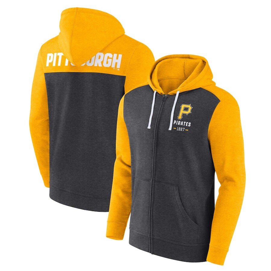 

Толстовка на молнии Fanatics Branded Pittsburgh Pirates, золотой