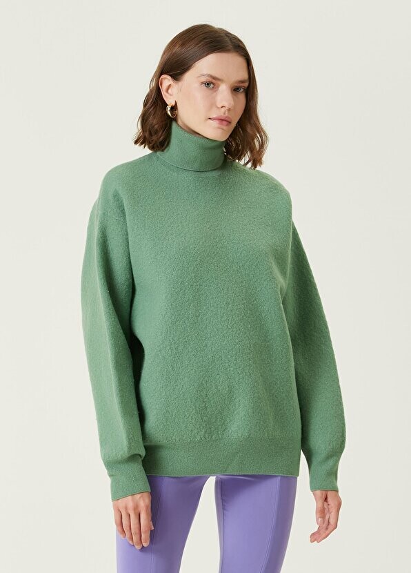 

Зеленый шерстяной свитер Dries Van Noten