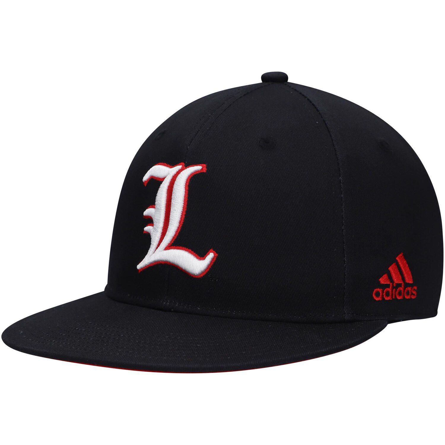 

Мужская черная кепка adidas Louisville Cardinals Sideline Snapback