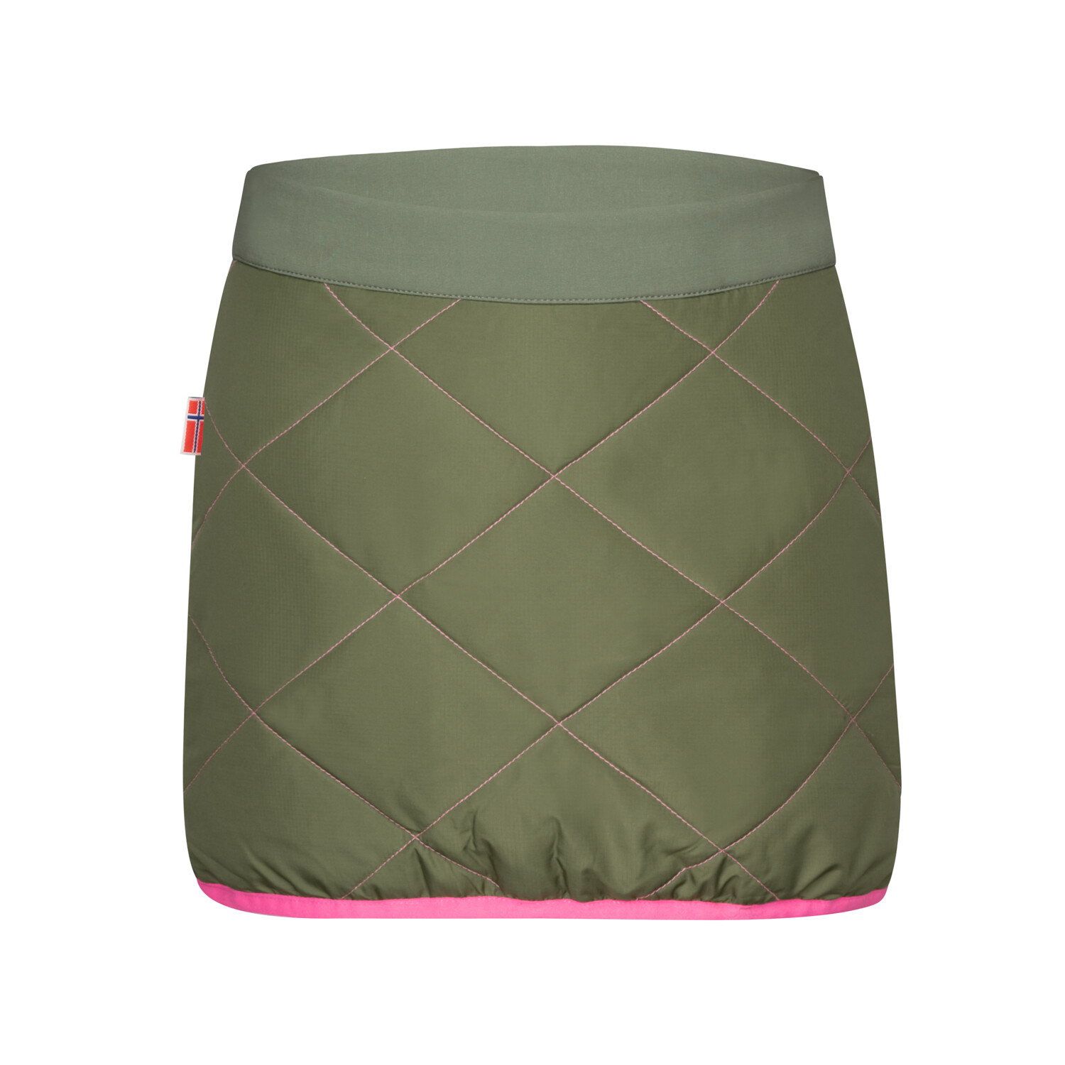 

Юбка Trollkids Rondane, цвет Dunkle Olive/Hellmagenta