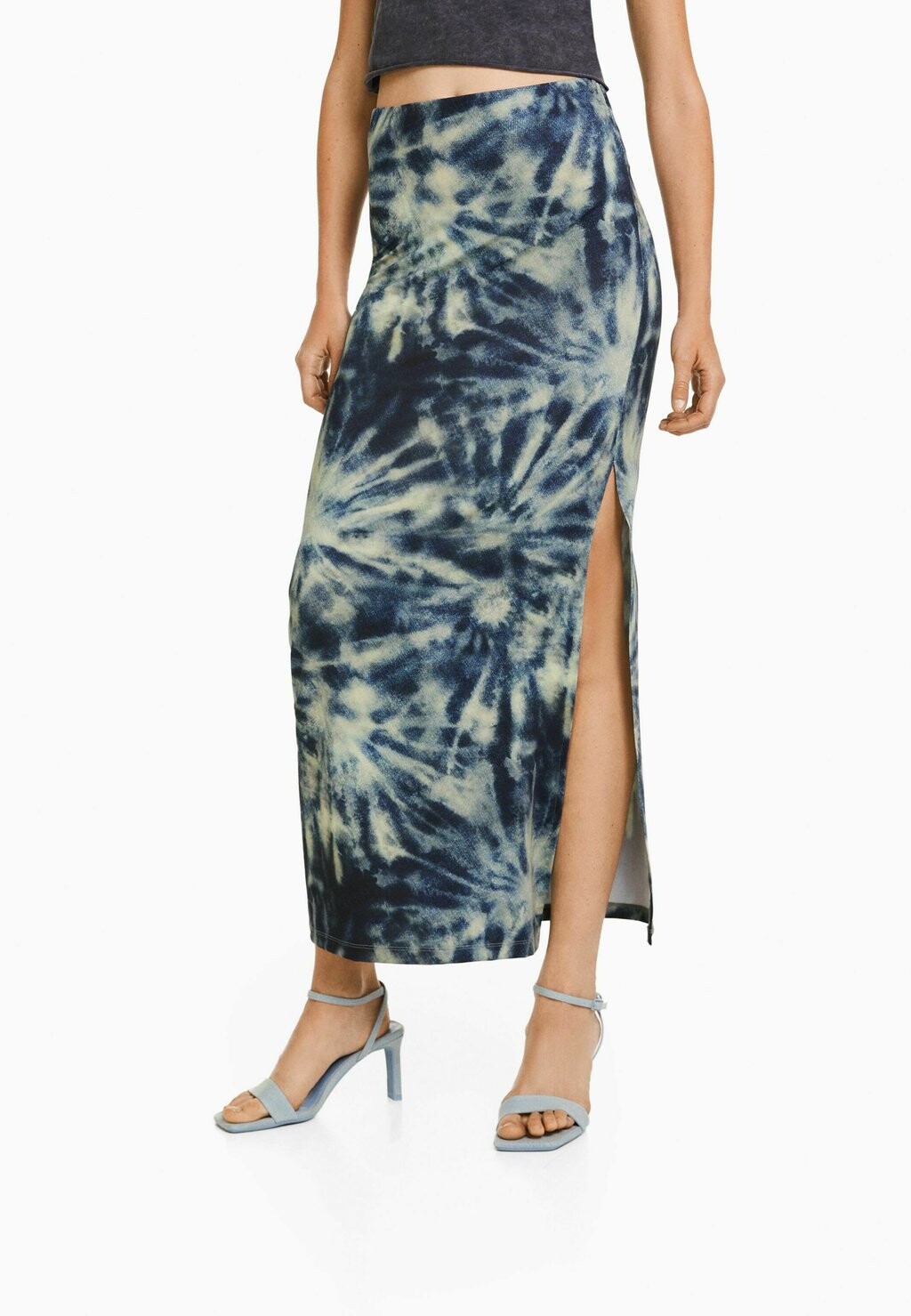 

Юбка длинная Bershka, синий