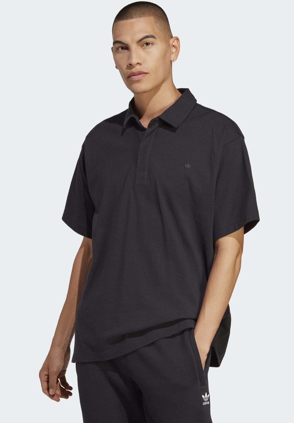 

Рубашка-поло P ESS adidas Originals, цвет black