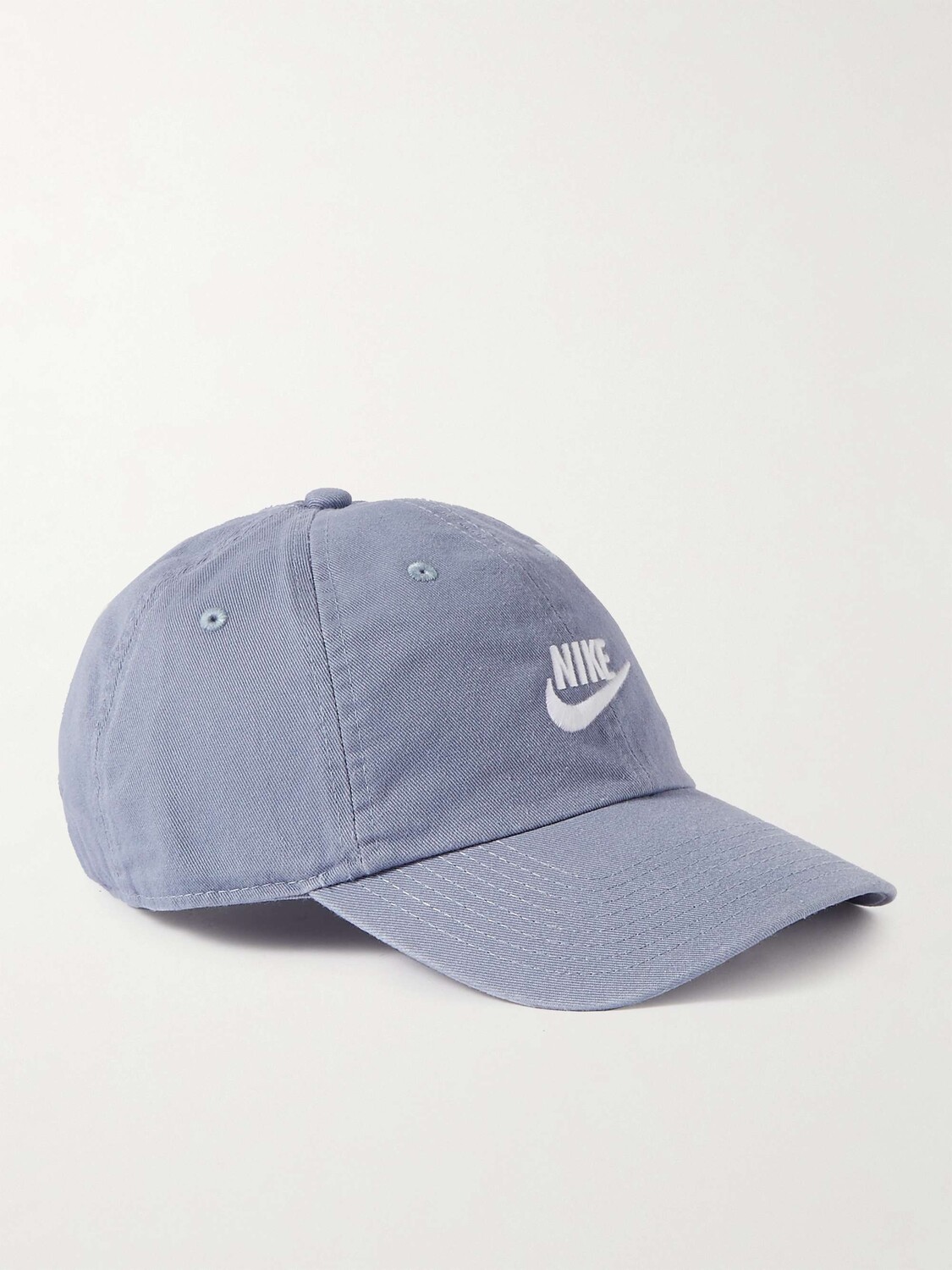 

Бейсболка из хлопкового холста с вышитым логотипом NIKE, синий
