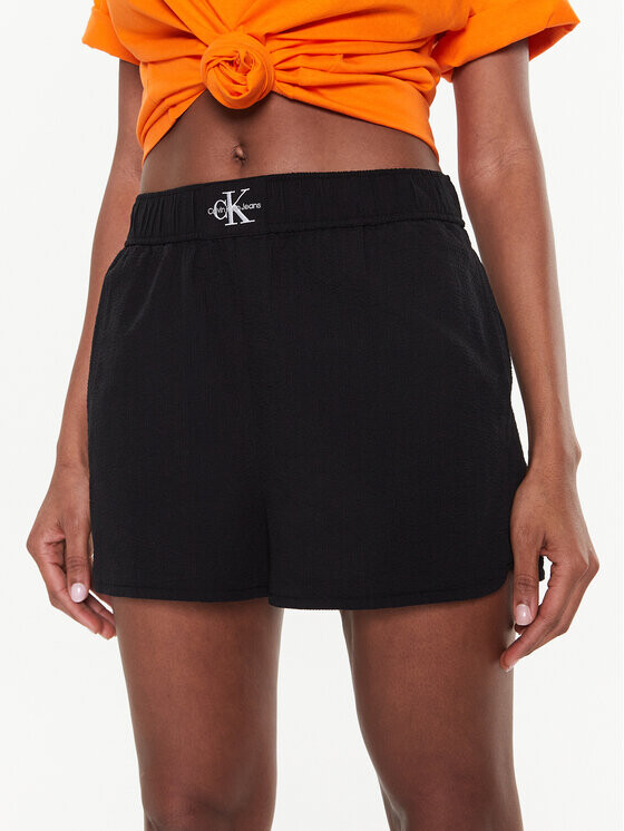 

Тканевые шорты стандартного кроя Calvin Klein, черный