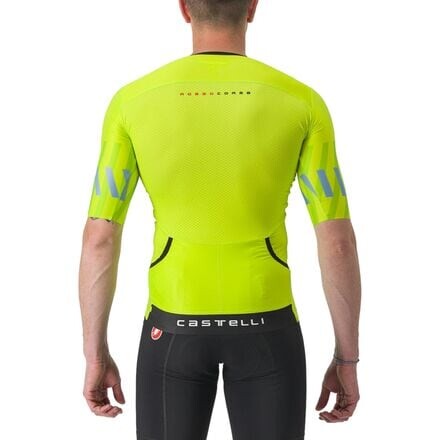 Футболка Free Speed ​​2 Race мужская Castelli, цвет Electric Lime/Niagara Blue