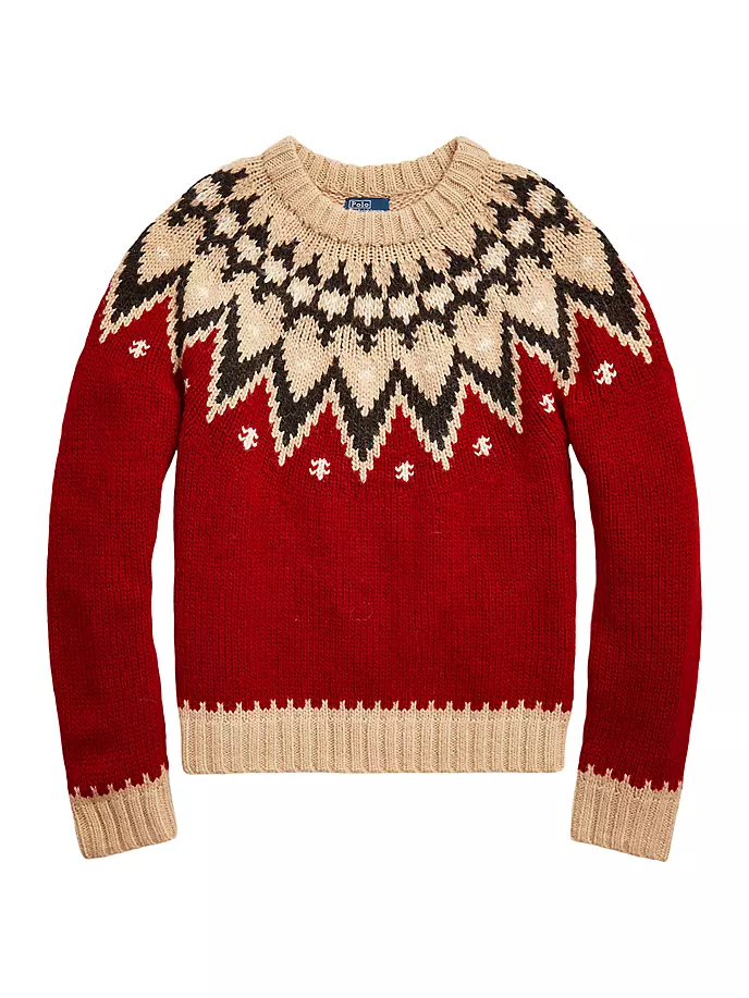 

Свитер из смесовой шерсти в стиле Fair Isle Polo Ralph Lauren, мультиколор