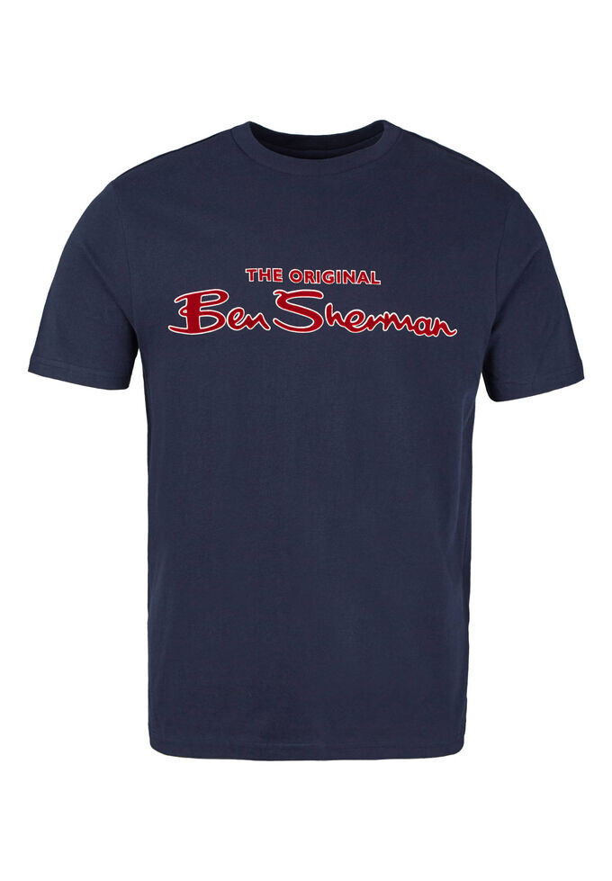 

Фирменный логотип на футболке Ben Sherman, синий