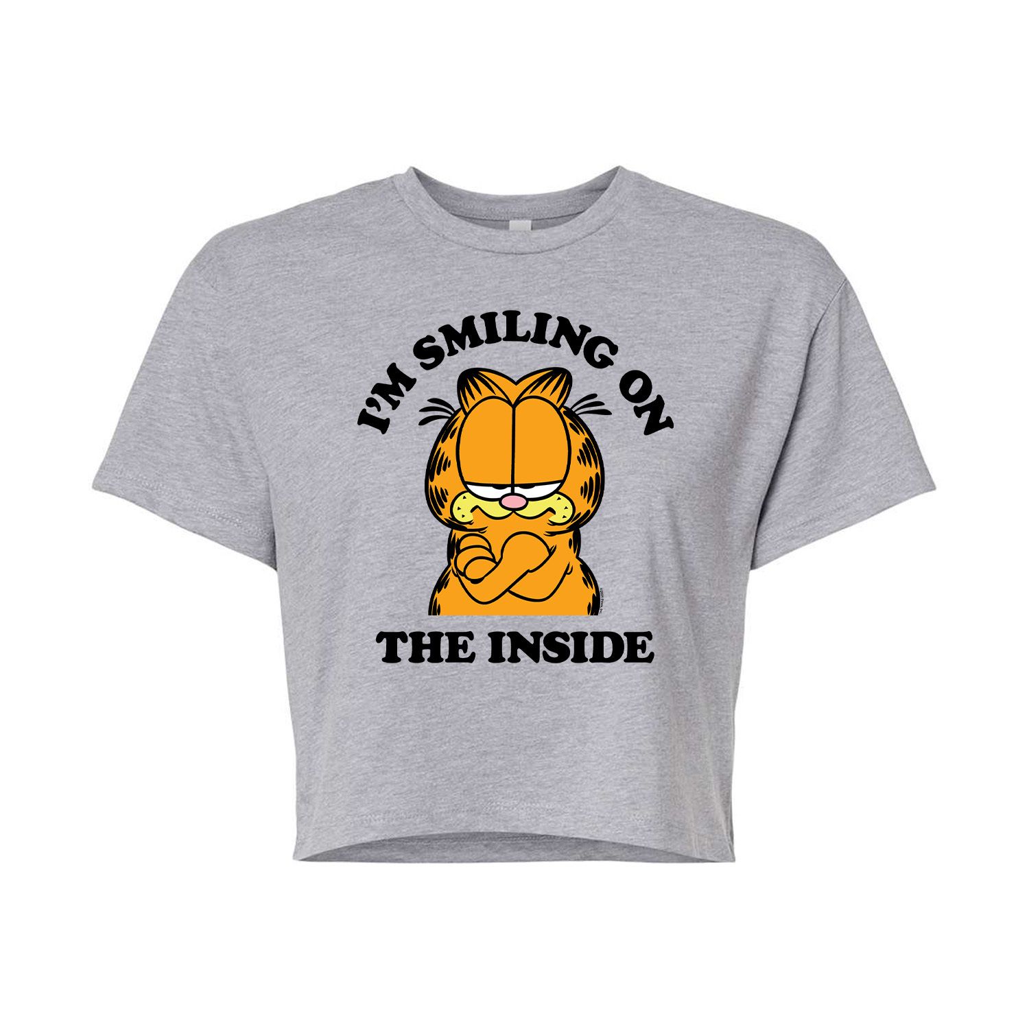 Укороченная футболка Garfield Smiling для юниоров Licensed Character