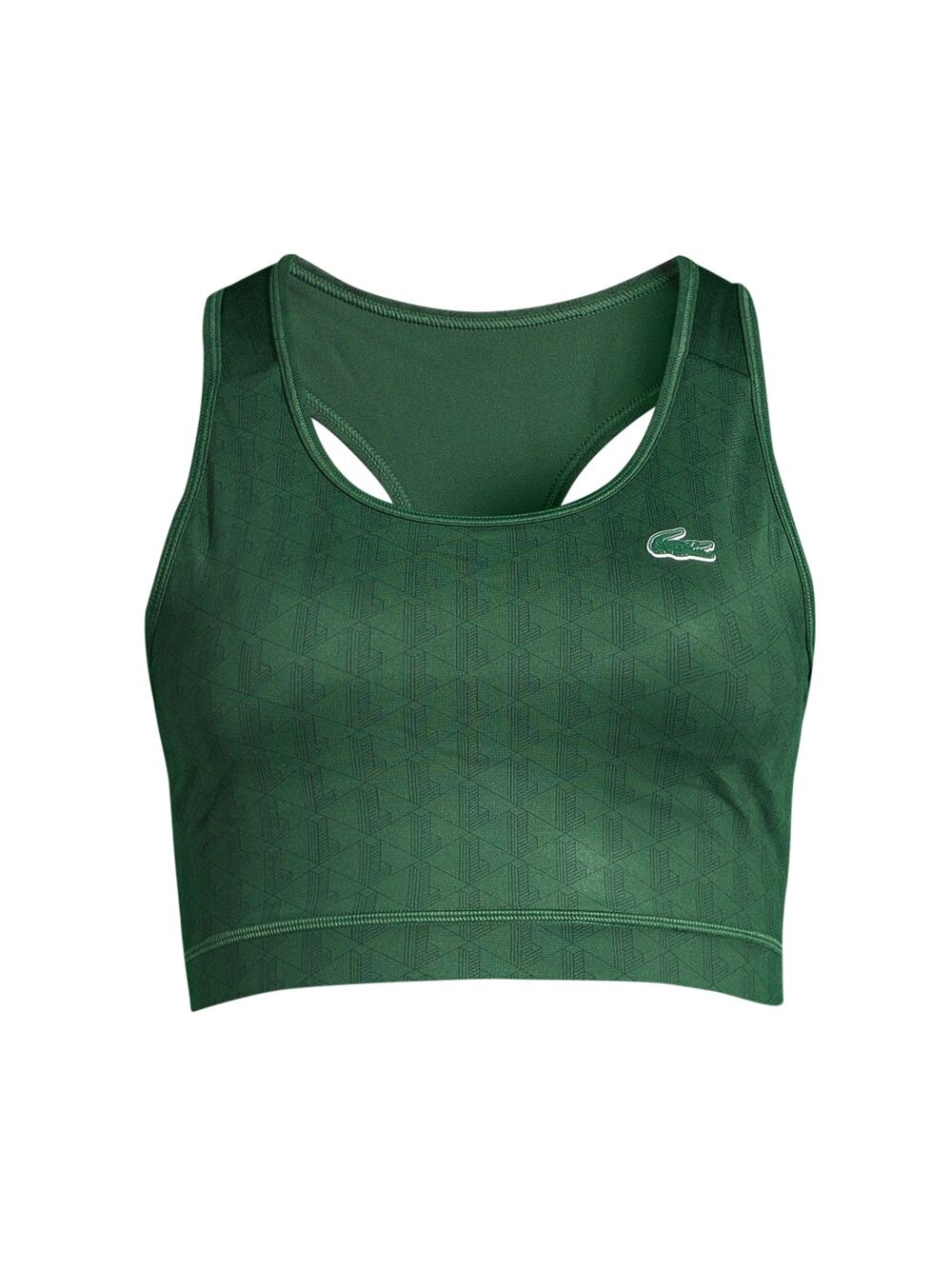 

Теннисный укороченный топ с монограммой Lacoste, разноцветный