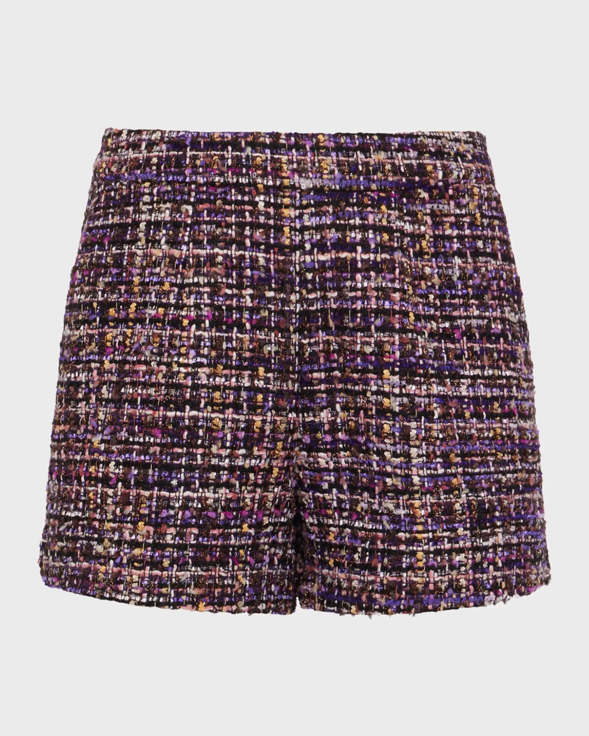 

Твидовые шорты Ashton L'Agence, цвет Purple Multi Tweed