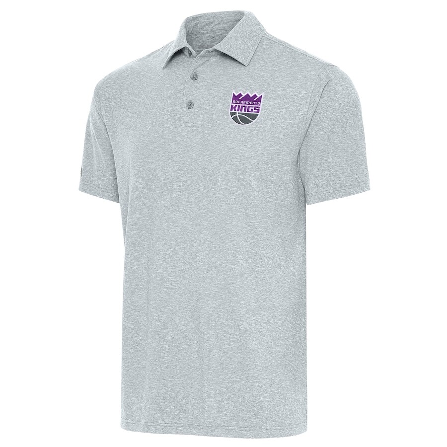 

Поло с коротким рукавом Antigua Sacramento Kings, серый