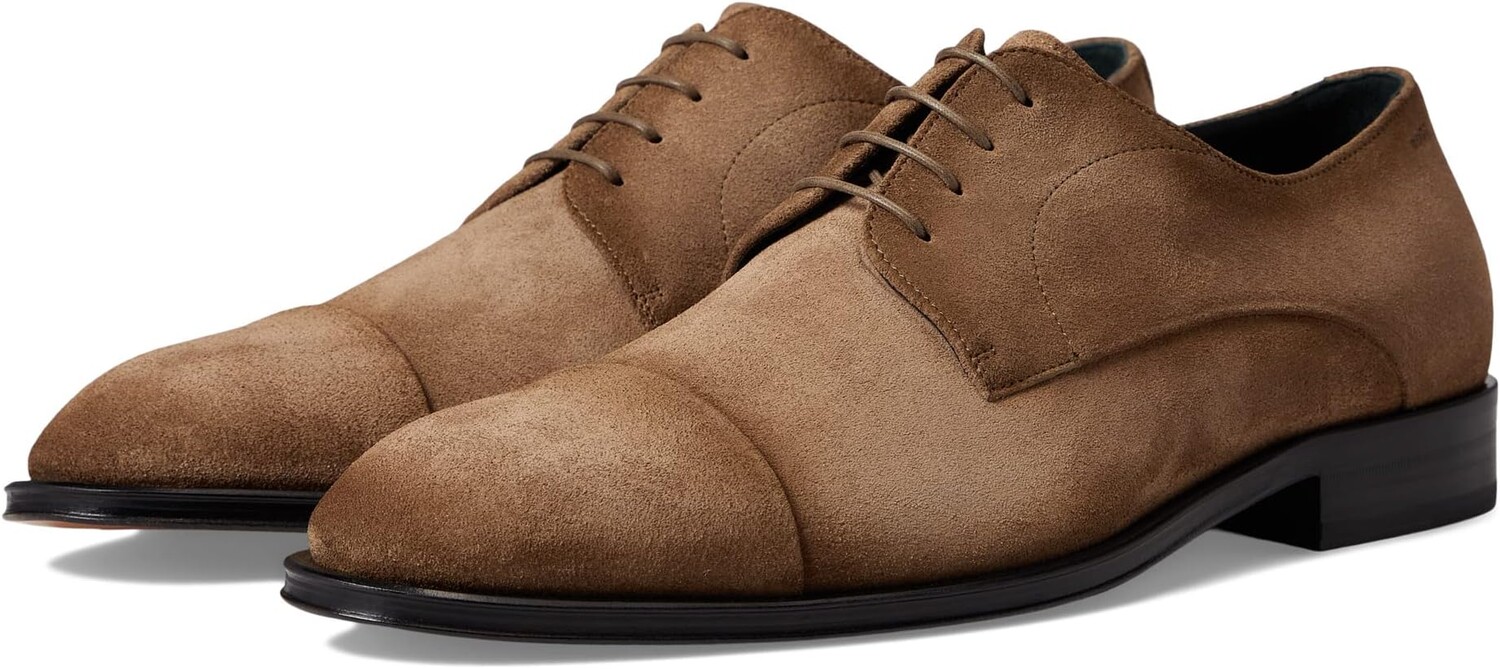 

Оксфорды Derrek Suede Derby Shoes BOSS, цвет Sandy Brown