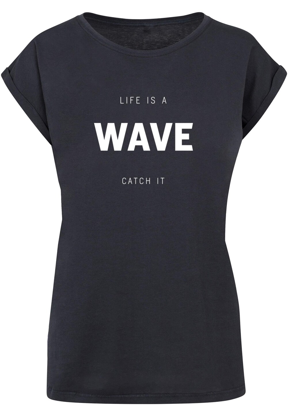 Рубашка Merchcode Ladies Summer, военно-морской