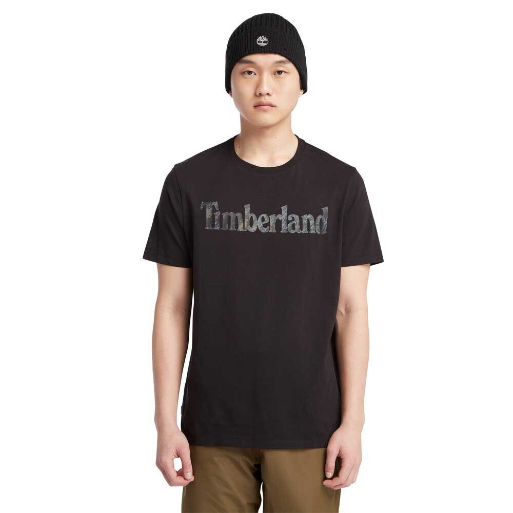 

Футболка Timberland Seasonal Camo Linear Logo, черный