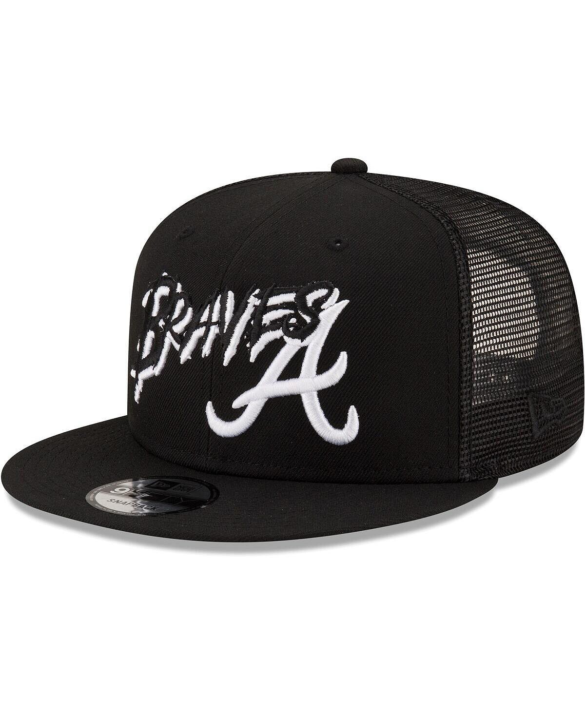

Мужская черная кепка Atlanta Braves Street Trucker 9FIFTY Snapback New Era