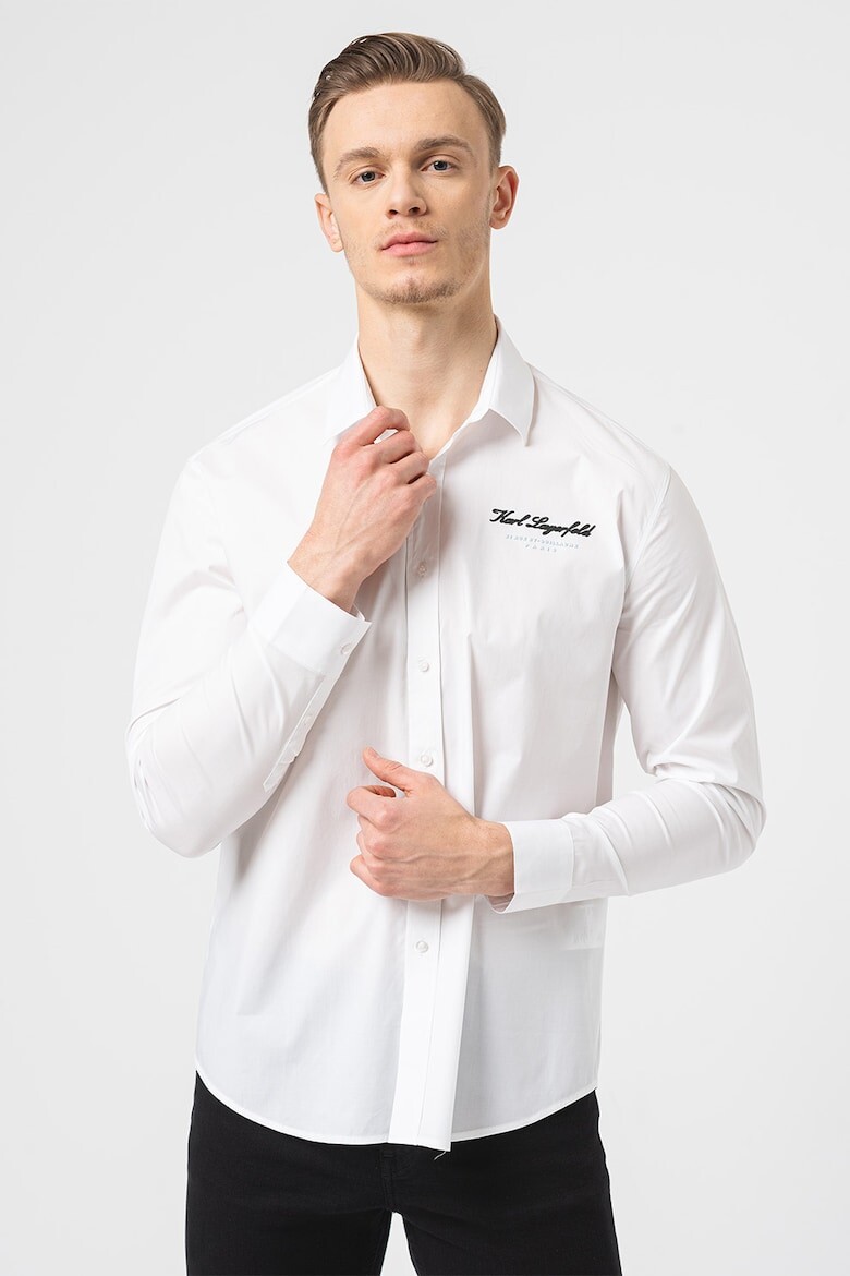 

Рубашка с логотипом Karl Lagerfeld, белый