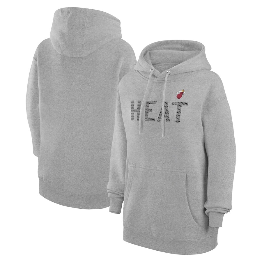 

Пуловер с капюшоном G-III 4Her by Carl Banks Miami Heat, серый