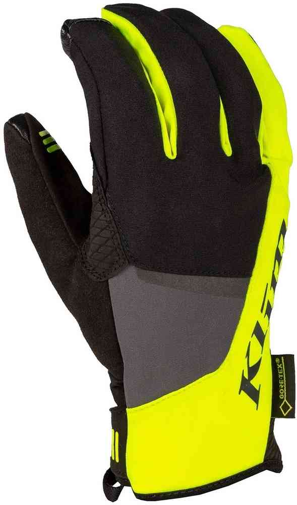 Мотоциклетные перчатки Inversion Gore-Tex Klim, черный/серый/желтый