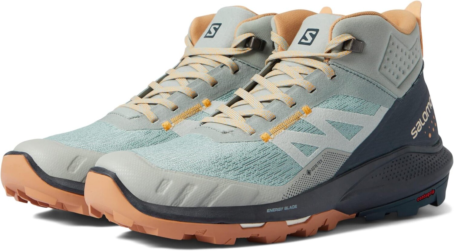 

Походная обувь Outpulse Mid GTX Salomon, цвет Wrought Iron/Ebony/Blazing Orange