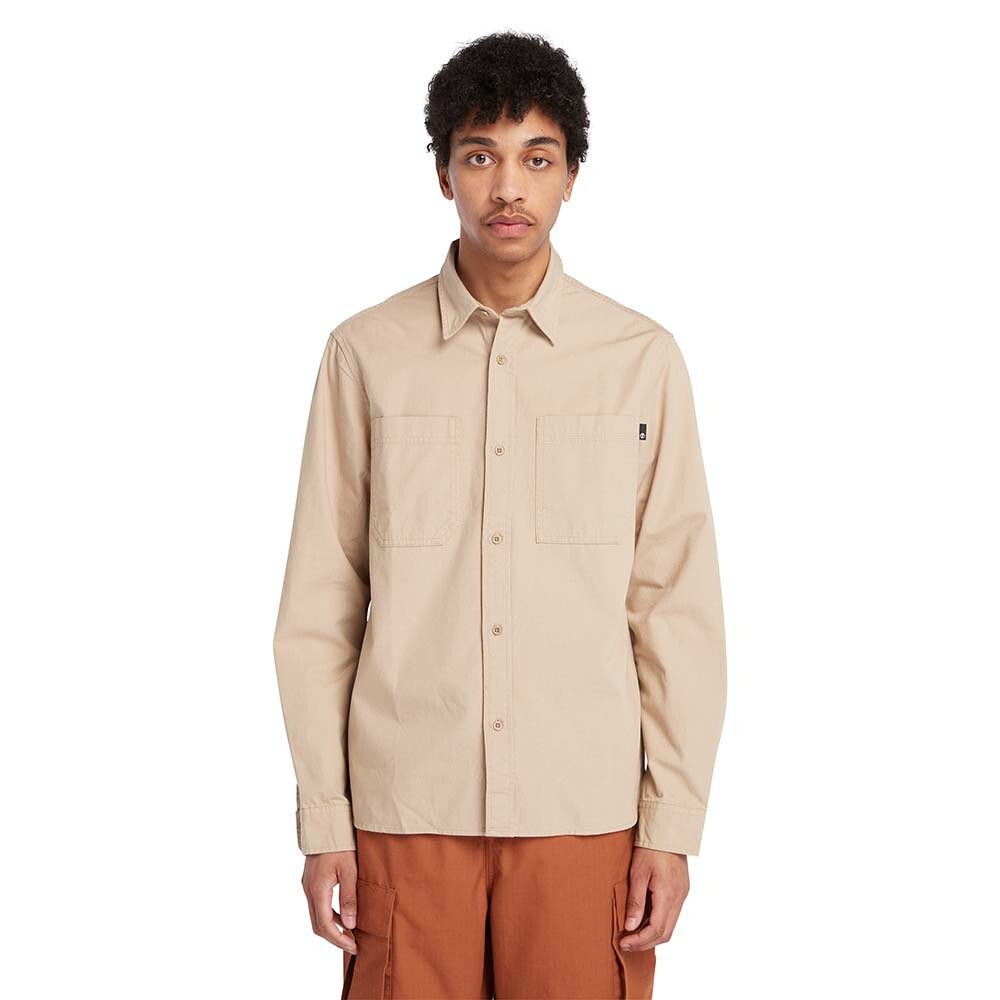 

Рубашка с длинным рукавом Timberland Windham Cotton, бежевый