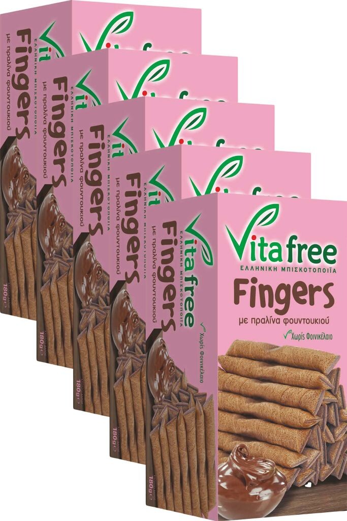 

Выпечка с ореховым пралине и хрустящей вафлей 900г из Греции Vitafree