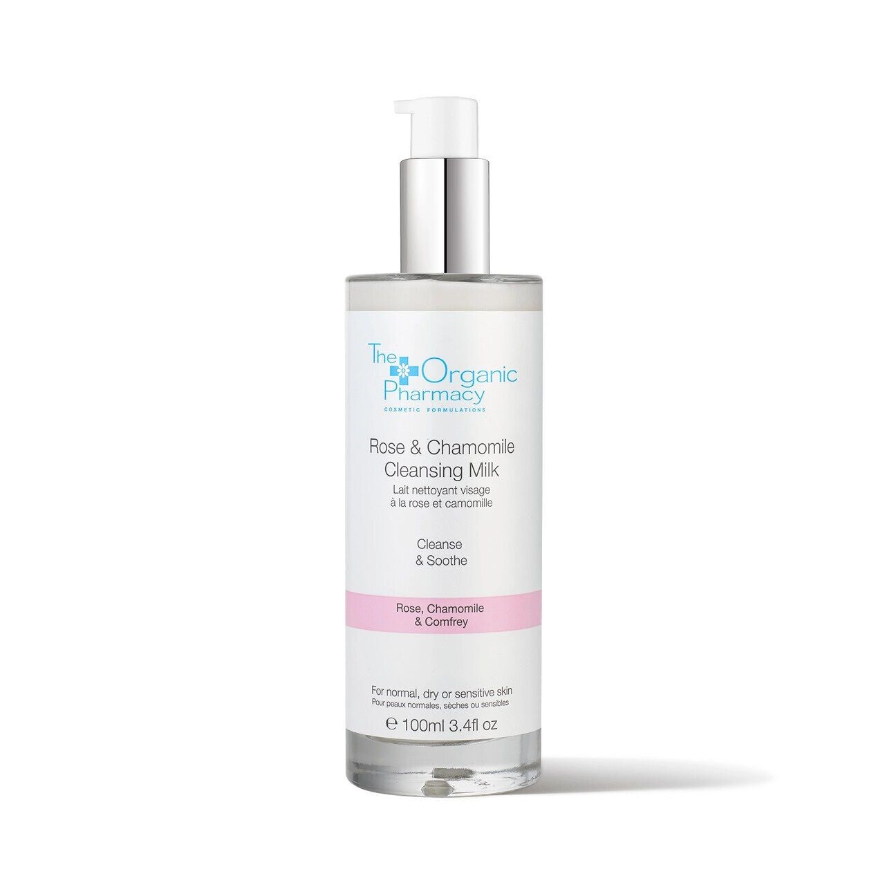 

Очищающее молочко для лица The Organic Pharmacy Rose & Chamomile, 100 мл