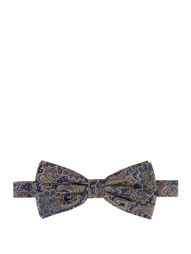 Шелковый галстук-бабочка Monti, бежевый галстук бабочка баклажан пейсли бордовая