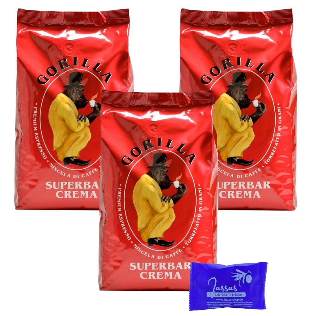 

Gorilla Super Bar Crema 3x 1000г Жорж + выпечка Жассас