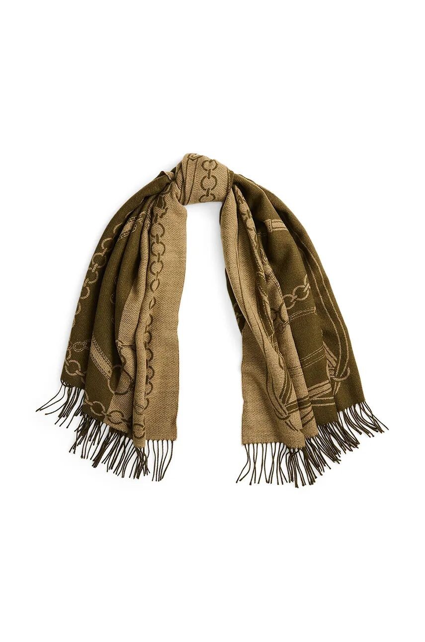 

Шарф Lauren Ralph Lauren, зеленый