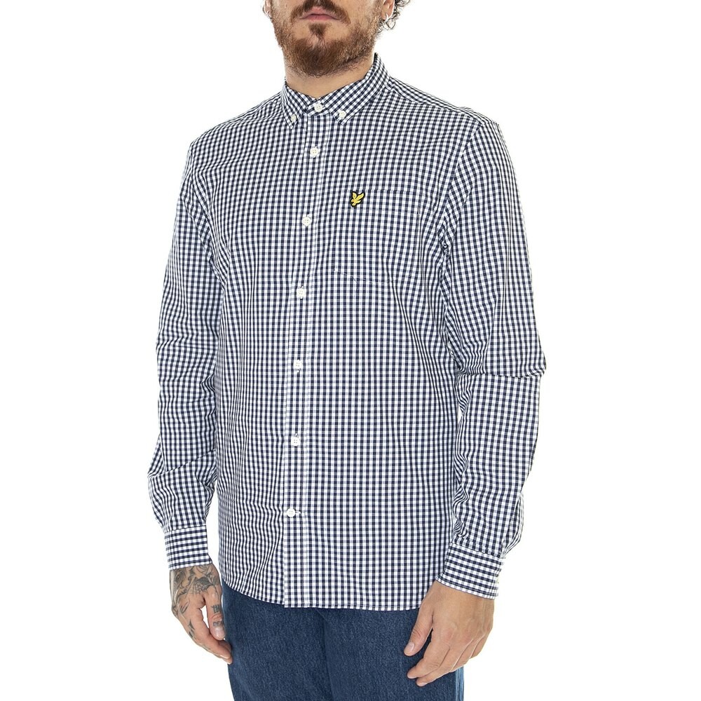 

Рубашка Lyle & Scott, белый, Серый