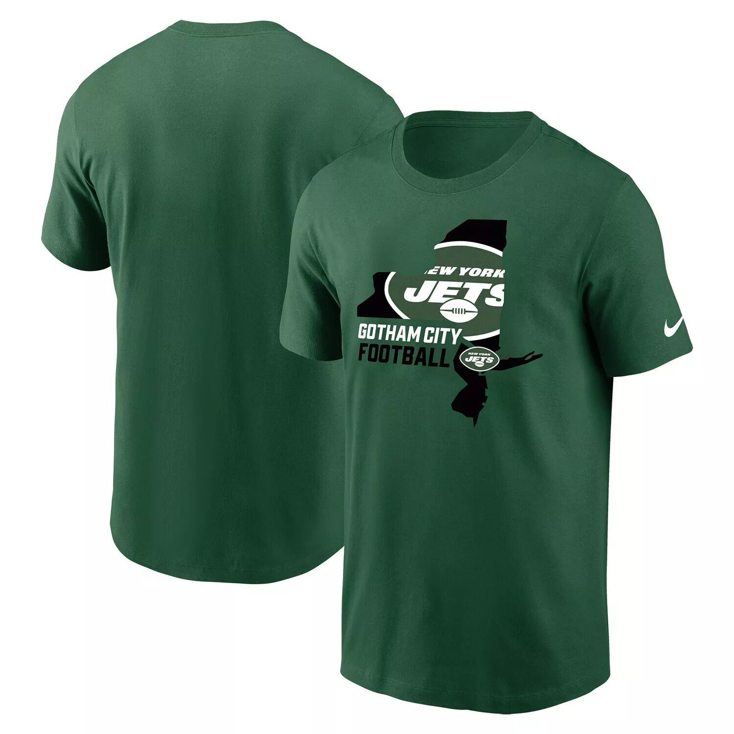 

Мужская зеленая футболка New York Jets Local Essential Nike, Зеленый