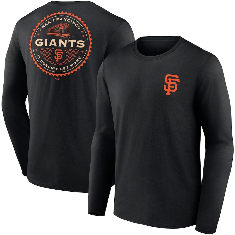 

Футболка с длинным рукавом Fanatics Branded San Francisco Giants, черный
